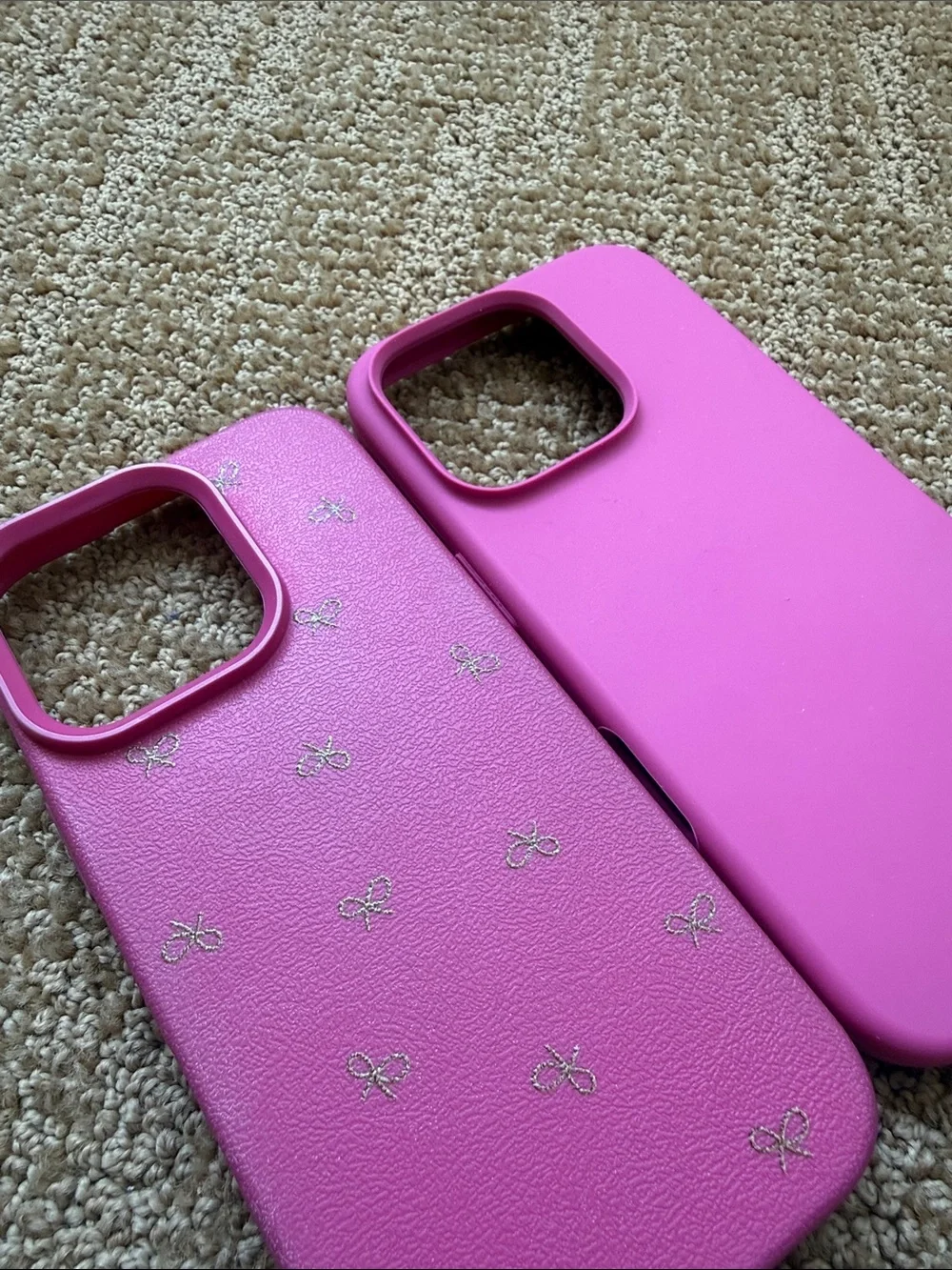 New condition IPhone 16 Pro pink matte cases